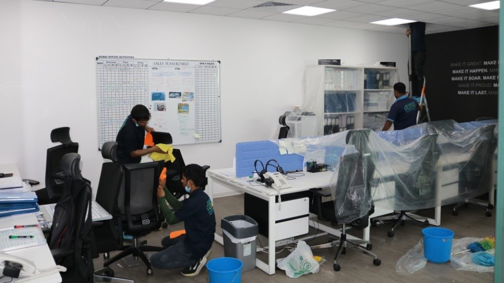 office furniture cleaning in dubai