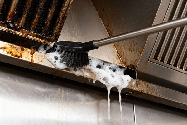 kitchen hood grease cleaning